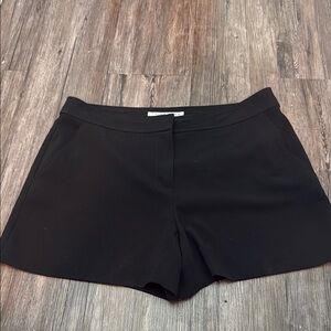 Trina Turk Black High Waist Tailored Shorts